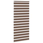 vidaXL Store zèbre marron 115x200cm largeur du tissu 110 9cm polyester