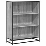 vidaXL Bibliothèque sonoma gris 80 5x35x107 5 cm bois d'ingénierie