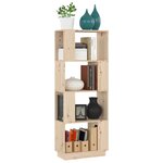 vidaXL Bibliothèque/Séparateur de pièce 51x25x132 cm Pin solide