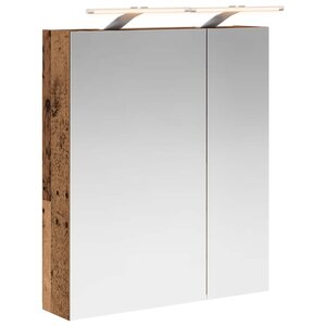vidaXL Armoire Miroir de Salle de Bain Bois ancien 60 x 14 5 x 70 cm