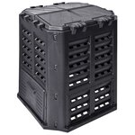 vidaXL Composteur de jardin Noir 68 9x68 9x83 9 cm 360 L