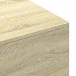 vidaXL Table basse chêne sonoma 100x49 5x31 cm bois d'ingénierie