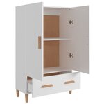 vidaXL Buffet Blanc 70x31x115 cm Bois d'ingénierie