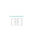 THIRARD - Verrou double entrée Transit 2 pour porte d'entrée  cylindre 60mm  4 clés  époxy or