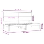 vidaXL Lit de jour 80x200 cm Bois de pin massif