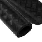 vidaXL Tapis de sol Noir 1 x 5 m Caoutchouc