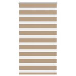 vidaXL Store zèbre marron sable largeur du tissu 75 9 cm polyester