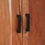 vidaXL Buffet Marron 70 x 30 x 75 cm Bois d'Acacia Massif