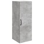 vidaXL Armoire Murale 33 x 34 5 x 90 cm Bois d'ingénierie Gris béton