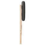 vidaXL Tête de lit capitonnée Brun et gris foncé 100 cm Pin massif