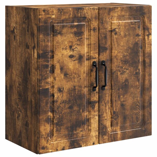 vidaXL Armoire Murale 59 x 31 x 60 cm Bois d'ingénierie Chêne fumé