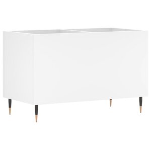 vidaXL Armoire à disques blanc 74 5x38x48 cm bois d'ingénierie
