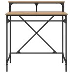 vidaXL Bureau Chêne artisanal 80 x 50 x 90 cm Bois d'ingénierie