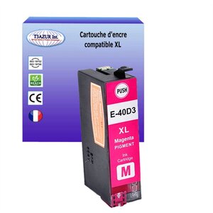 Cartouche compatible avec Epson SureColor SC-T2100  T3100 remplace Epson  T40D3 - Magenta 56ml
