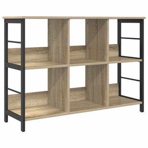 vidaXL Étagère Chêne Sonoma 102 x 32 x 72 5 cm Bois d'ingénierie