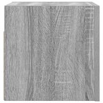 vidaXL Meuble TV mural Sonoma gris 30 5x30x30 cm