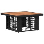 vidaXL Ensemble de salle à manger pour jardin 3 Pièces Noir et gris