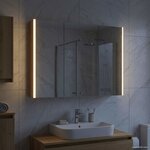 vidaXL Armoire Miroir de Salle de Bain Chêne artisan