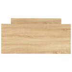 vidaXL Cadre de lit sans matelas chêne sonoma 90x200 cm
