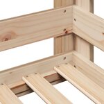 vidaXL Cadre de lit sans matelas 100x200 cm bois massif de pin