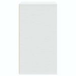 vidaXL Commode d'angle blanc 60x41x76 cm bois d'ingénierie