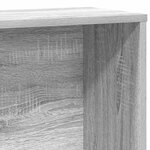 vidaXL Bibliothèque sonoma gris 60x24x120 cm bois d'ingénierie
