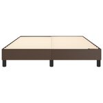 vidaXL Cadre de lit Marron 140x200 cm Similicuir