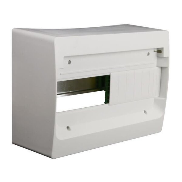 ZENITEC Coffret électrique nu a équiper 1 rangée 13 modules blanc