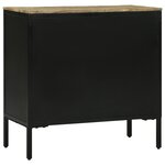 vidaXL buffet 70x35x70 cm Bois massif brut de mangue