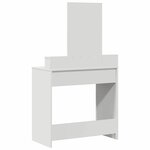 vidaXL Table de Toilette Blanc 79 x 41 x 140 cm Bois d'ingénierie