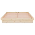 vidaXL Cadre de lit sans matelas bois massif