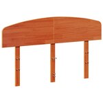 vidaXL Tête de lit cire marron 120 cm bois massif de pin
