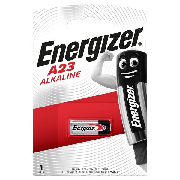 Blister de 1 Pile Alcaline A23 / E23A MN21 12V 50 mAh ENERGIZER
