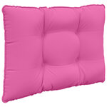 vidaXL Coussin de canapé d'extérieur 2 Pièces Rose Polyester