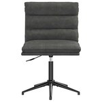vidaXL Chaises à manger lot de 6 noir similicuir