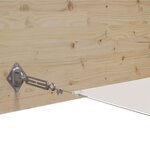 vidaXL Auvent vertical Blanc 60x1000 cm Tissu oxford