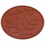 vidaXL Pierre de marchage 6 pièces Rouge Ø 44 x 2 cm Caoutchouc