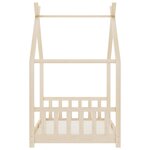 vidaXL Cadre de lit d'enfant Bois de pin massif 90 x 200 cm