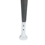 vidaXL Tente de fête Anthracite 400 x 400 x 266 cm Polyester  Acier