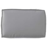 vidaXL Set de coussins de palette 2 Pièces Gris Tissu Oxford