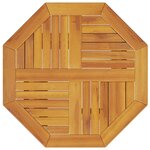 vidaXL Ensemble bistro pliant 3 Pièces Marron Bois d'acacia massif