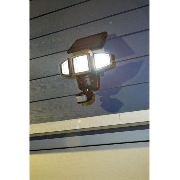 Projecteur Solaire 3 têtes G4442 - 1500 Lumens - 182 LED SMD - Mode AUTO ou Marche Forcée