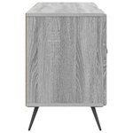 vidaXL Meuble TV 102 x 34 5 x 50 cm Sonoma gris Bois d'ingénierie