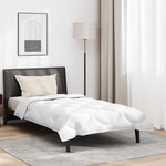 vidaXL Duvet avec Oreiller 2 Pièces Blanc 155 x 220 cm Microfibre
