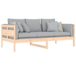 vidaXL Lit de jour sans matelas bois de pin massif 90x190 cm