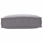 vidaXL Coussin pour dossier de palette Gris 50 x 40 x 12 cm
