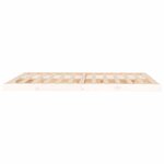 vidaXL Cadre de lit blanc 150x200 cm très grand bois de pin massif