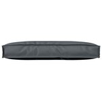 vidaXL Coussin pour dossier de palette Anthracite 80 x 40 x 12 cm