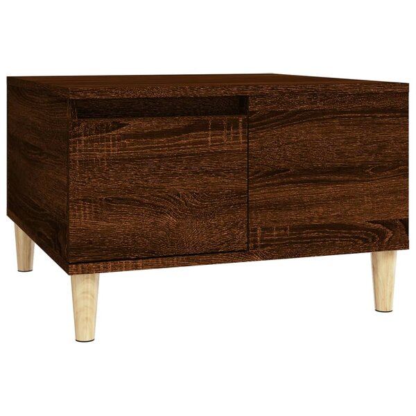 vidaXL Table basse chêne marron 55x55x36 5 cm bois d'ingénierie