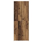 vidaXL Highboard vieux bois 70x42.5x185 cm bois d'ingénierie
